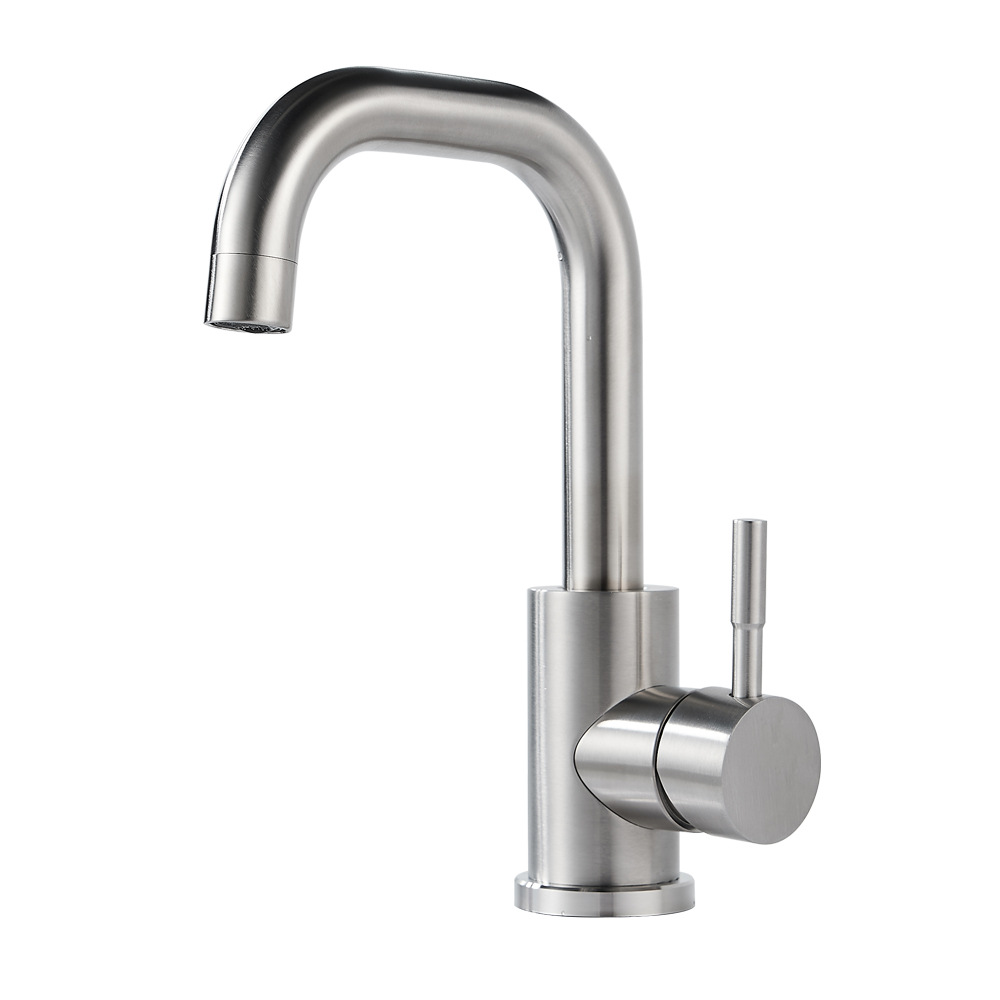 Brushed Gold Single Lever Kitchen Mixer Faucet