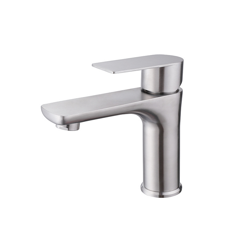 Single Lever Modern Basin Mixer Faucet, 3 Finishes Optional