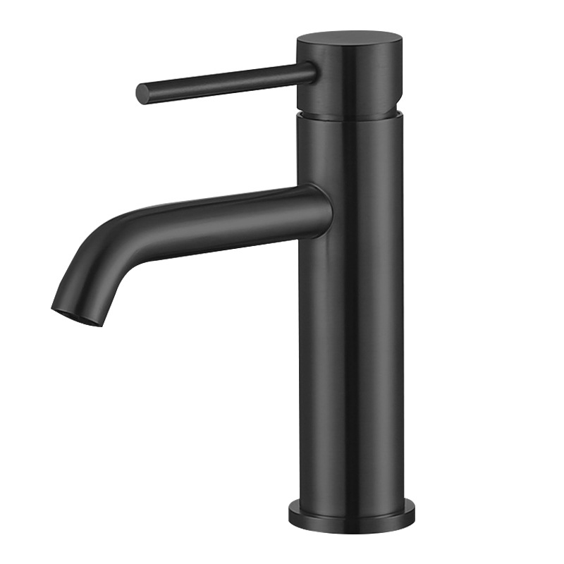 Rose Gold Tall Single Lever Vessel Basin Mixer Faucet