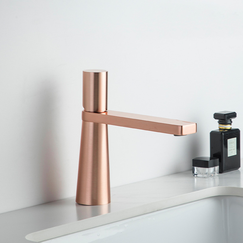 Gun Gray Single Lever Basin Faucet, Modern Wide Spout Bathroom Vanity Sink Tap