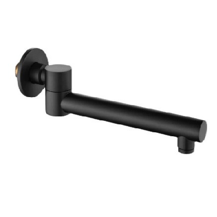 Brushed Gold Wall Mounted Square Bath Spout, Concealed Tub Water Outlet Tap