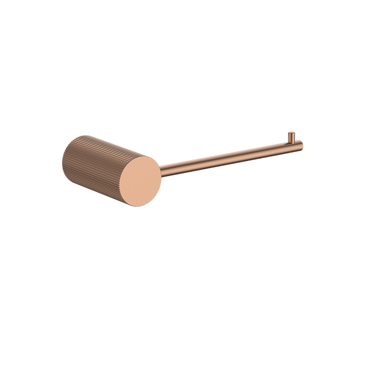 Rose Gold Fluted Bathroom Hardware Set, 4-Piece Bath Accessories Kit