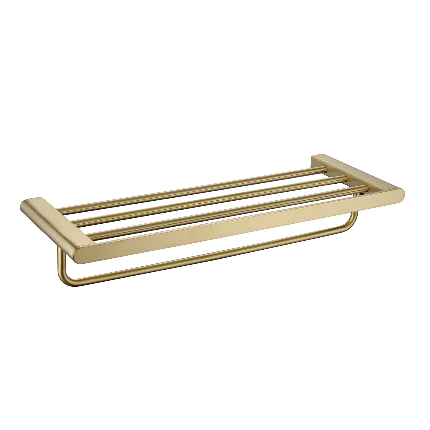 Brushed Gold Wall Mount Frosted Glass Tumbler Holder, Bathroom Toothbrush Cup Holder