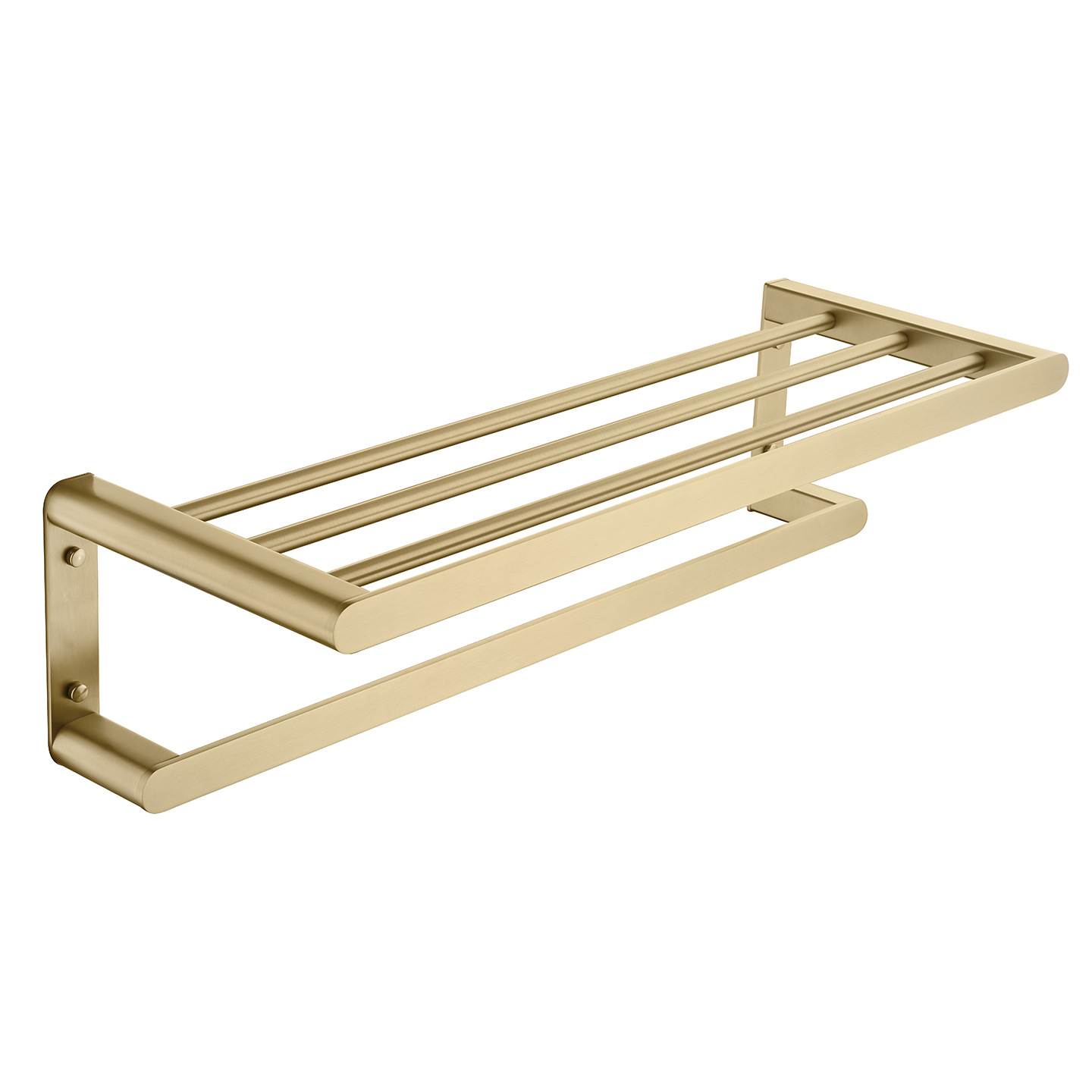 Brushed Gold Wall Mount Frosted Glass Tumbler Holder, Bathroom Toothbrush Cup Holder