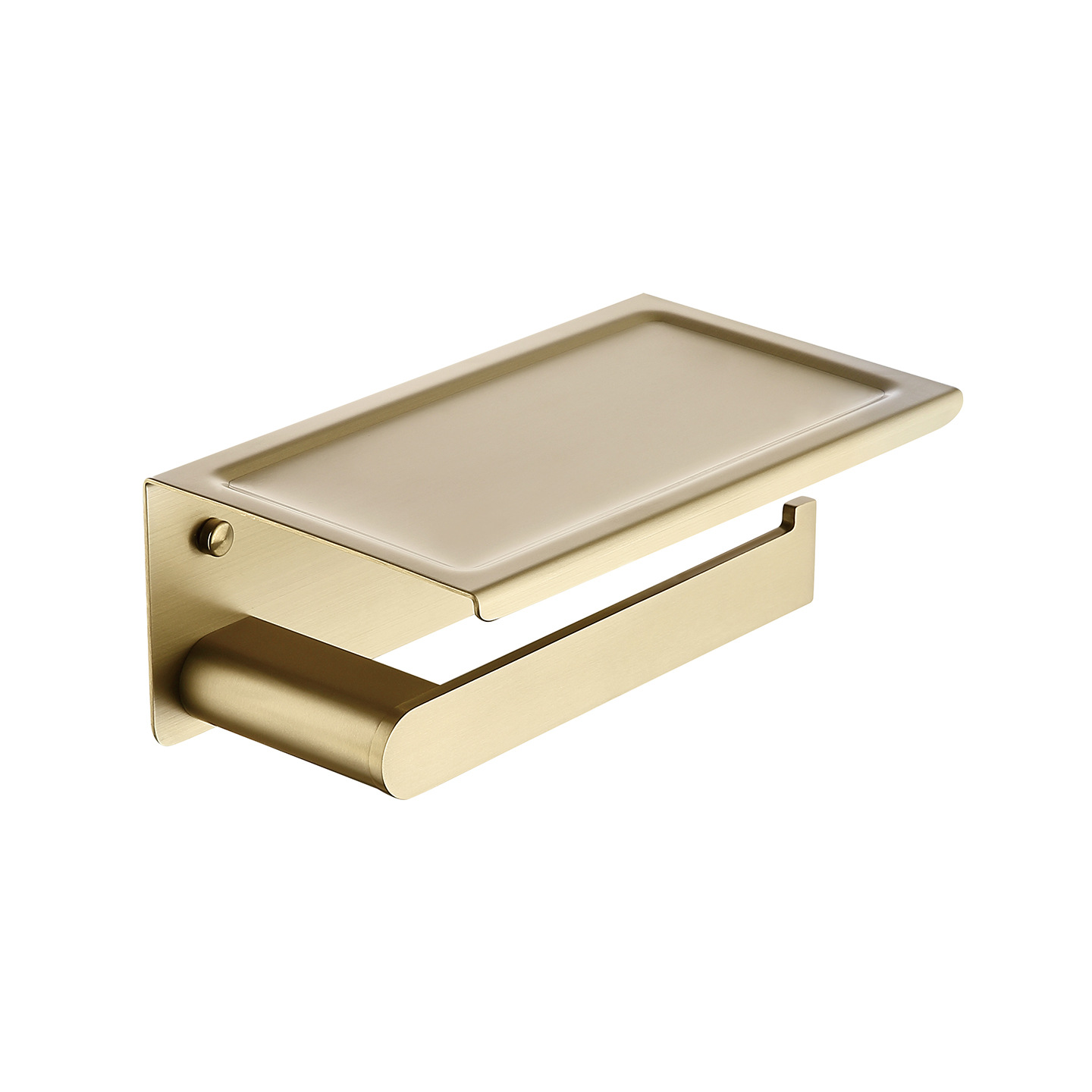 Brushed Gold Wall Mount Frosted Glass Tumbler Holder, Bathroom Toothbrush Cup Holder