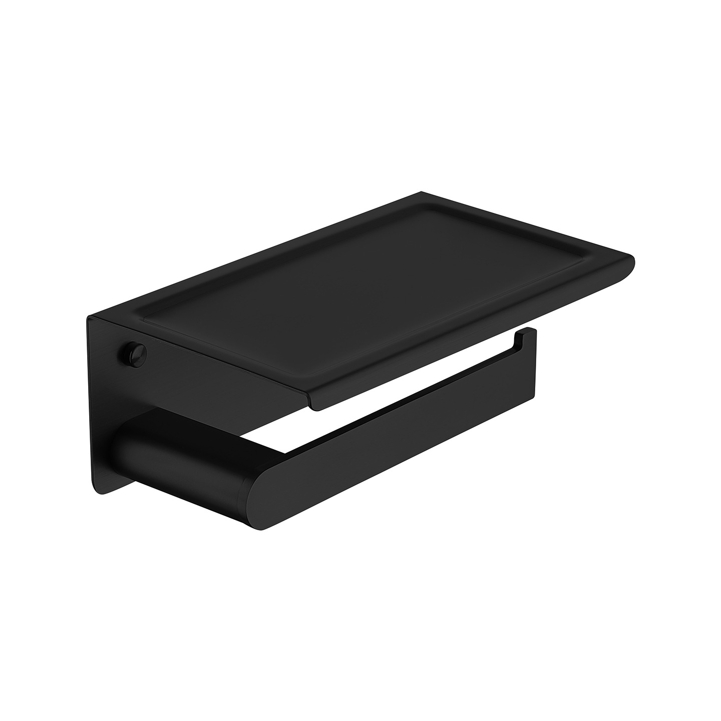 Matte Black 8-Piece Bathroom Hardware Set, Wall Mount Modern Bath Accessories Kit