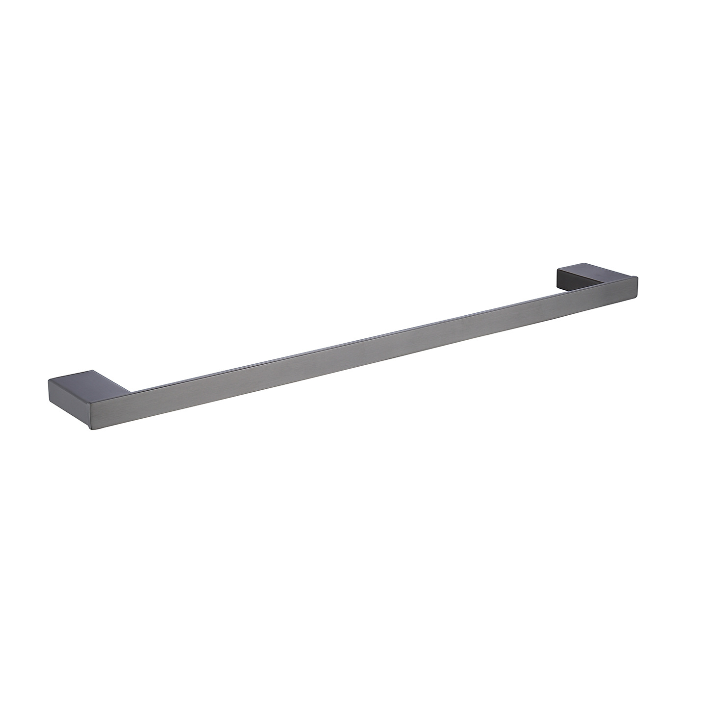Gunmetal Gray 9-Piece Bathroom Hardware Set, Wall Mount Modern Bath Accessories Kit