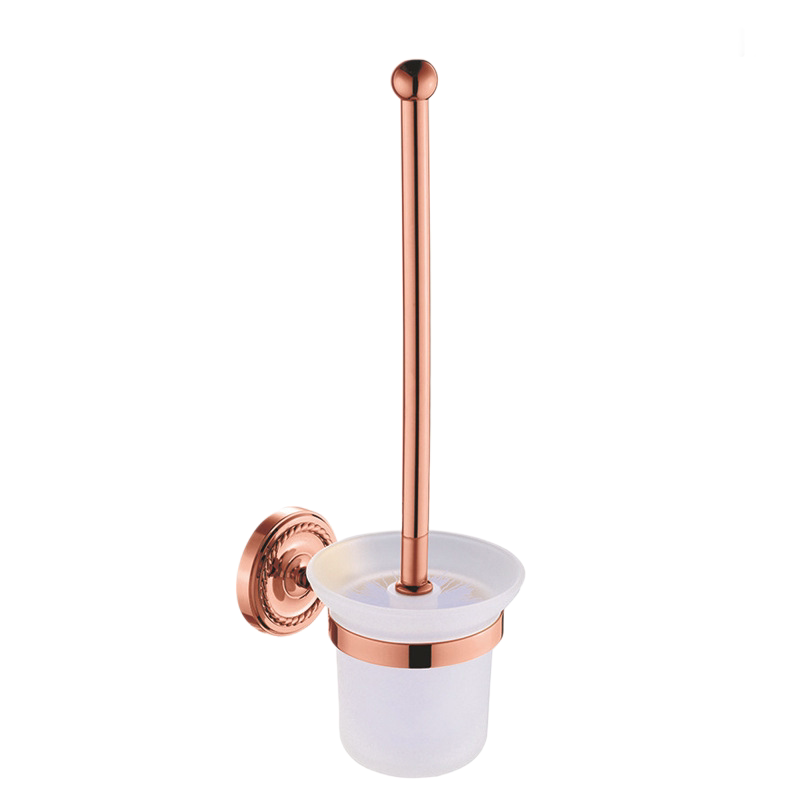Rose Gold 6-Piece Vintage Bathroom Hardware Set, Wall Mount Luxury Bath Accessories Kit