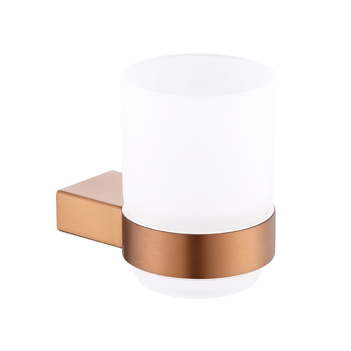 Rose Gold 9-Piece Bathroom Hardware Set, Wall Mount Modern Bath Accessories Kit