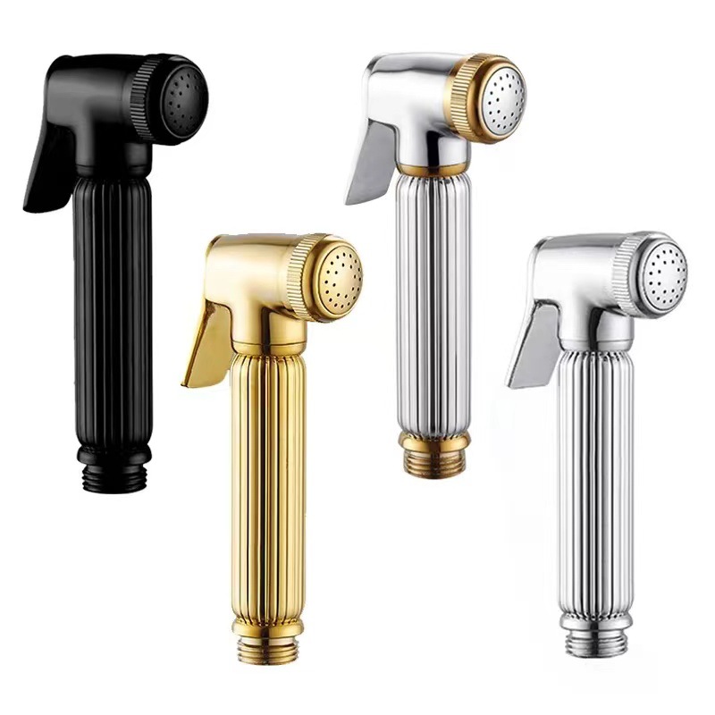 Vintage Ridged Bidet Sprayer Head, Multi Finish Handheld Toilet Spray Gun Replacement Head