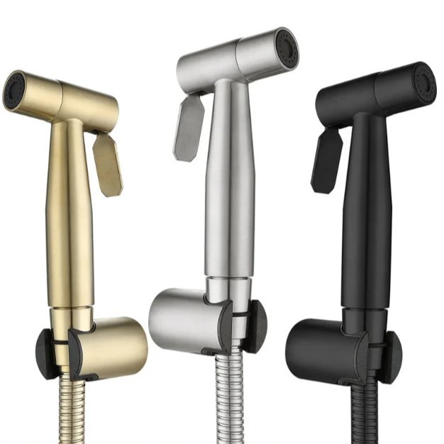 1. **Slim Handheld Bidet Sprayer Head, Multi Finish Metal Toilet Spray Gun with Holder** 2.
